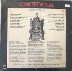 Elisabetta Di Stefano , Bilge Görgan , Işın Gürey - Concerto Vocal Carıtas LP