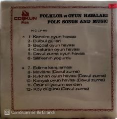 Folklor ve Oyun Havaları LP