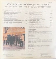 Ancient Turkish Music In Europe LP