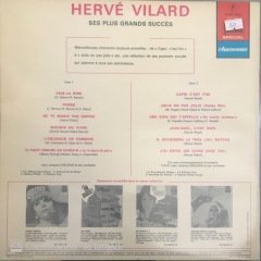 Herve Vilard Ses Plus Grands Succes LP