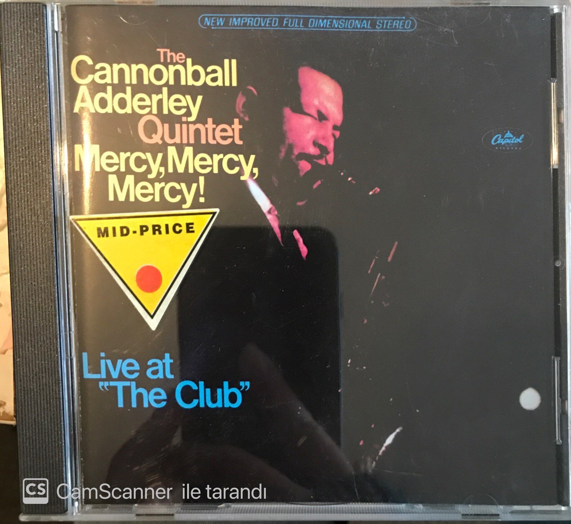 The Cannonball Adderley Quintet Mercy, Mercy, Mercy Live At The Club CD