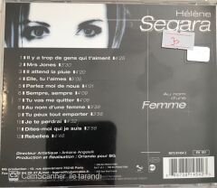 Helene Segara - Au Nom D'une Femme CD