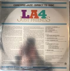 LA4 Just Friends Concord Jazz Direct To Disc LP