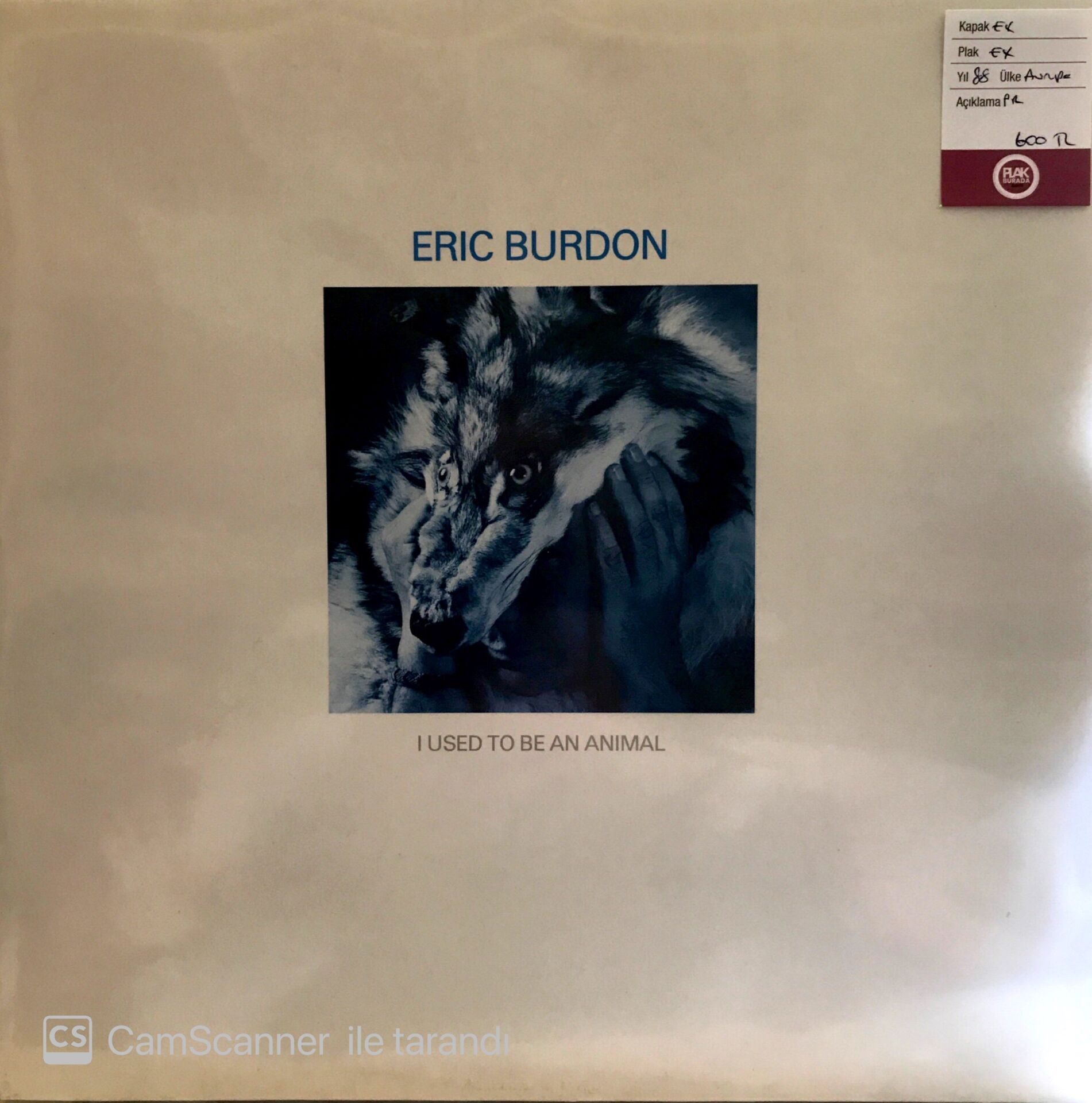 Eric Burdon I Used To Be An Animal LP