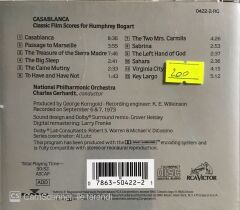 Casablanca - Classic Film Scores For Humphrey Bogart - National Philharmonic Orchestra - Charles Gerhardt - CD