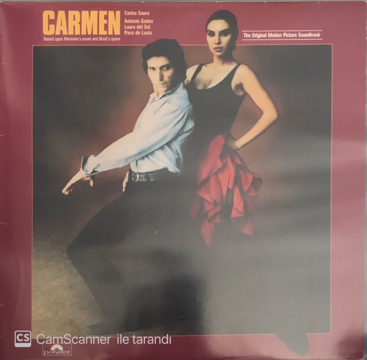 Carmen Based Upon Merimee's Novel And Bizet's Opera Soundtrack LP