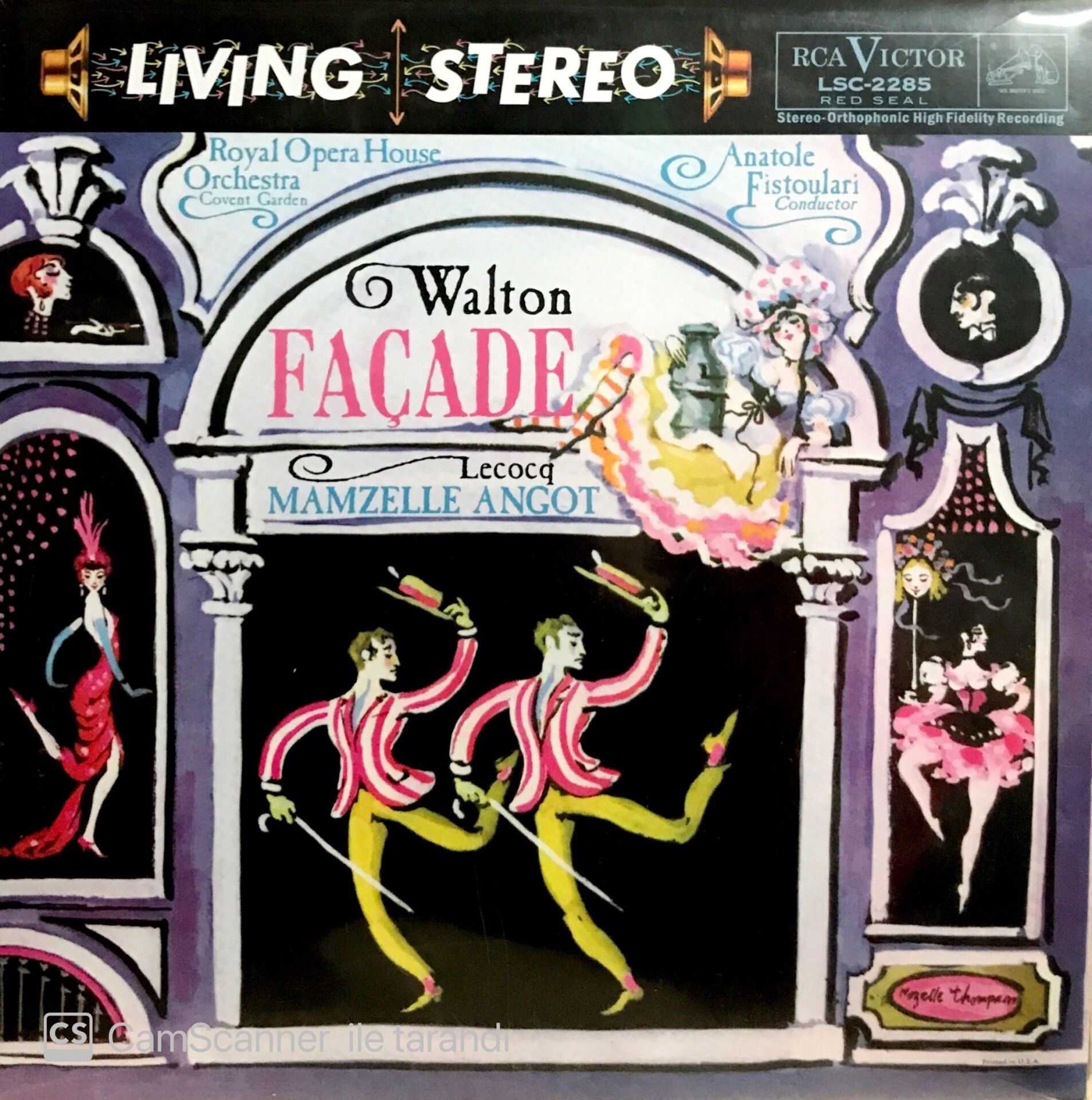 Walton - Façade - Lecocq - Mamzelle Angot LP