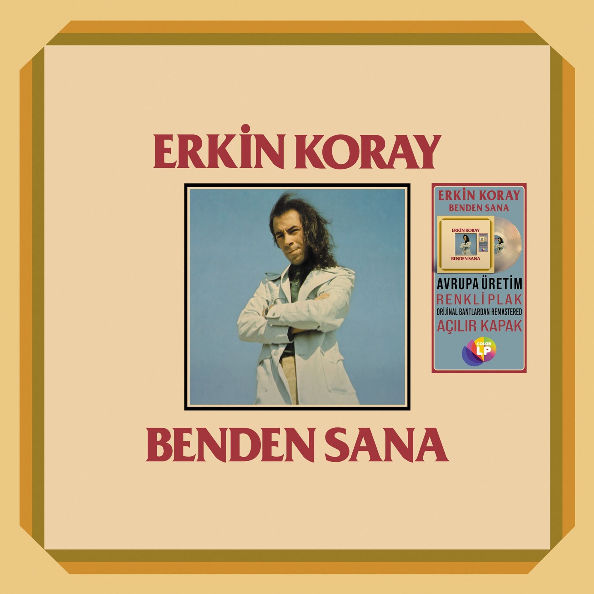 Erkin Koray - Benden Sana (Renkli Plak) LP