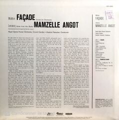 Walton - Façade - Lecocq - Mamzelle Angot LP