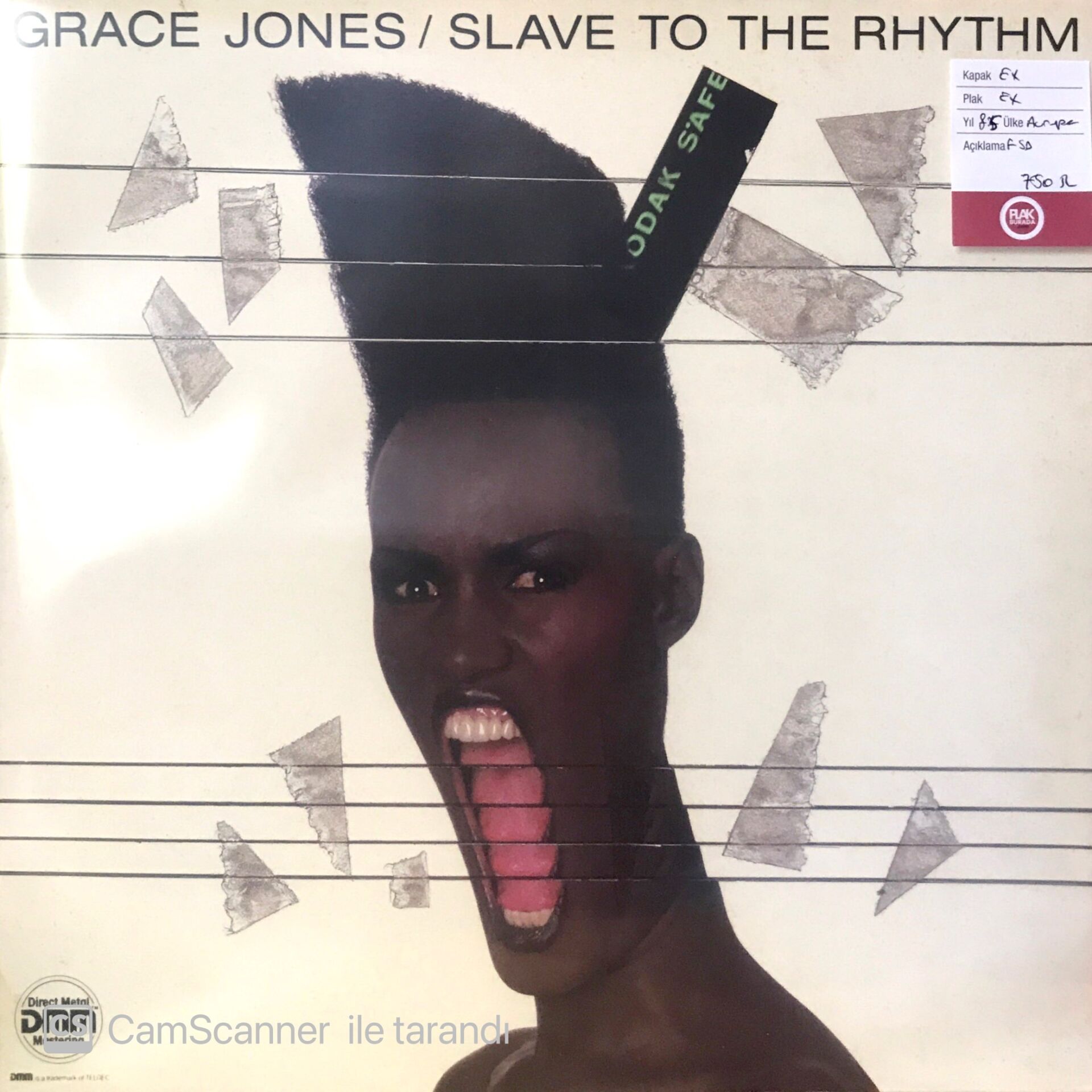 Grace Jones Slave To The Rhythm LP