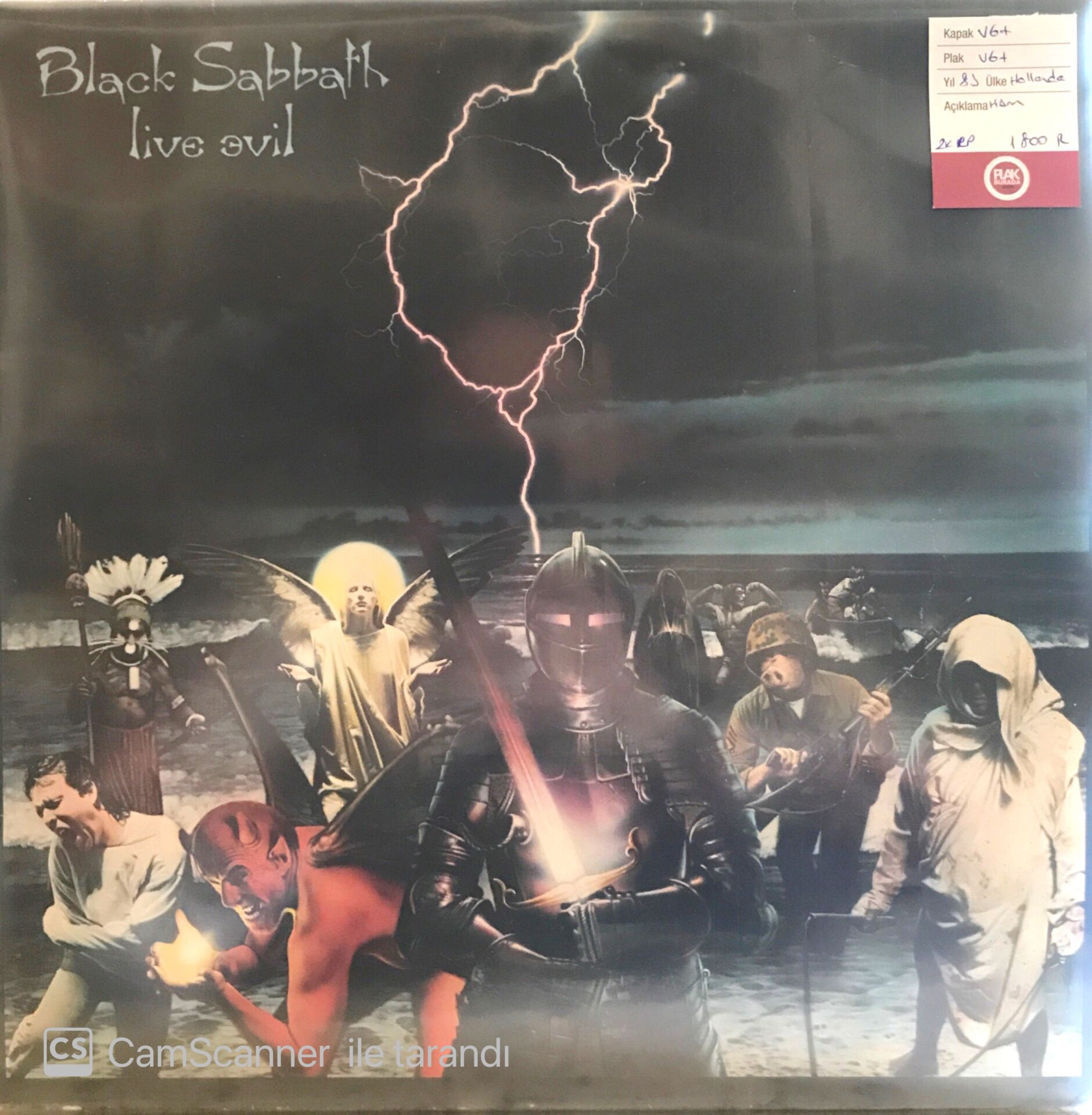 Black Sabbath Live Evil Double LP