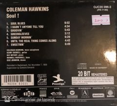 Coleman Hawkins - Soul CD