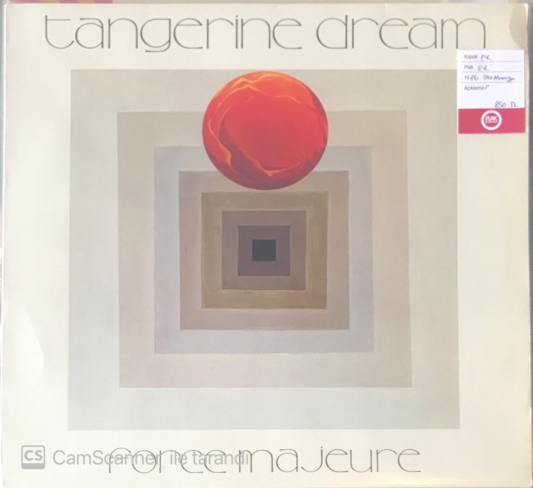 Tangerine Dream - Force Majeure LP