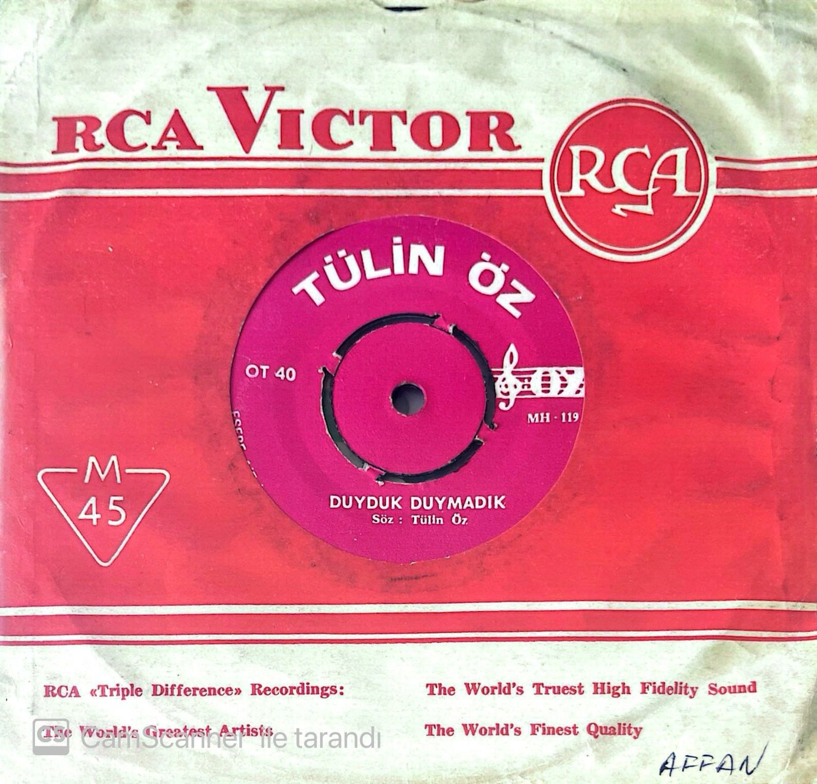 Tülin Öz Olmaz Olamaz 45lik