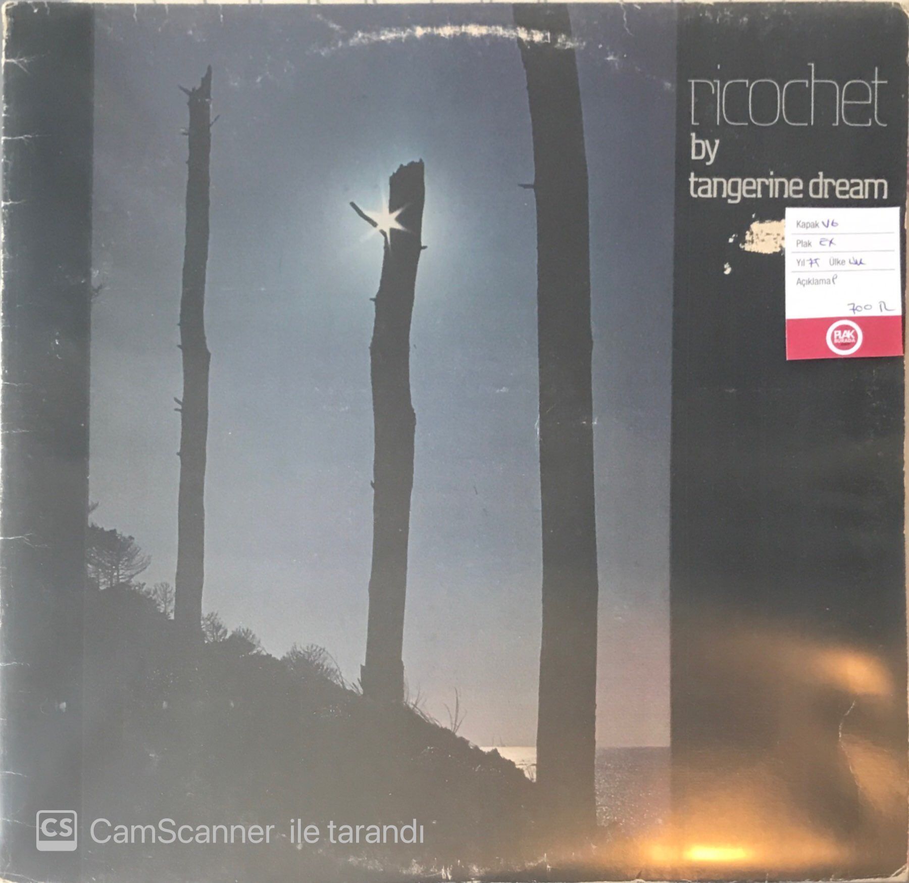 Tangerine Dream - Ricochet LP