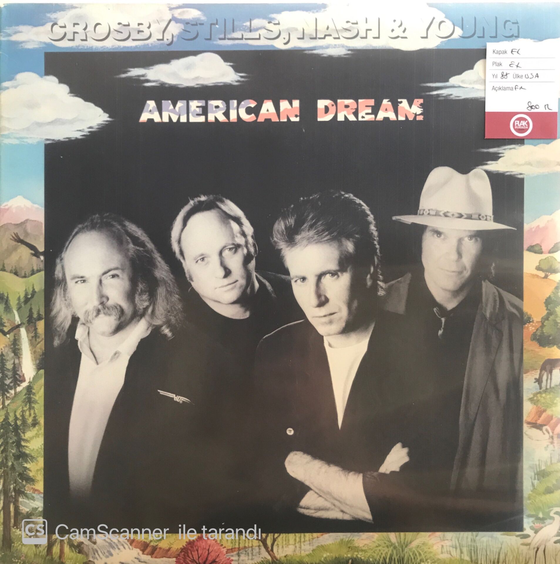 Crosby Stills Nash & Young American Dream LP