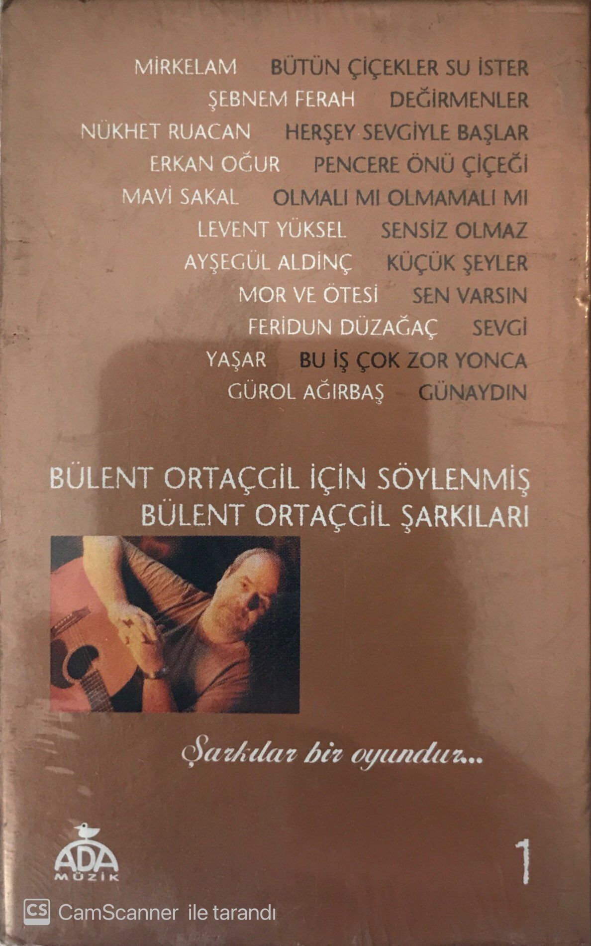Bülent Ortaçgil İçin Söylenmiş Bülent Ortaçgil Şarkıları 2 KASET
