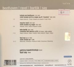 Patricia Kopatchinskaja, Fazıl Say – Beethoven | Ravel | Bartók | Say  CD