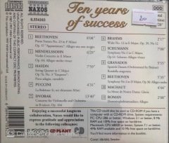 Ten Years Of Succes CD