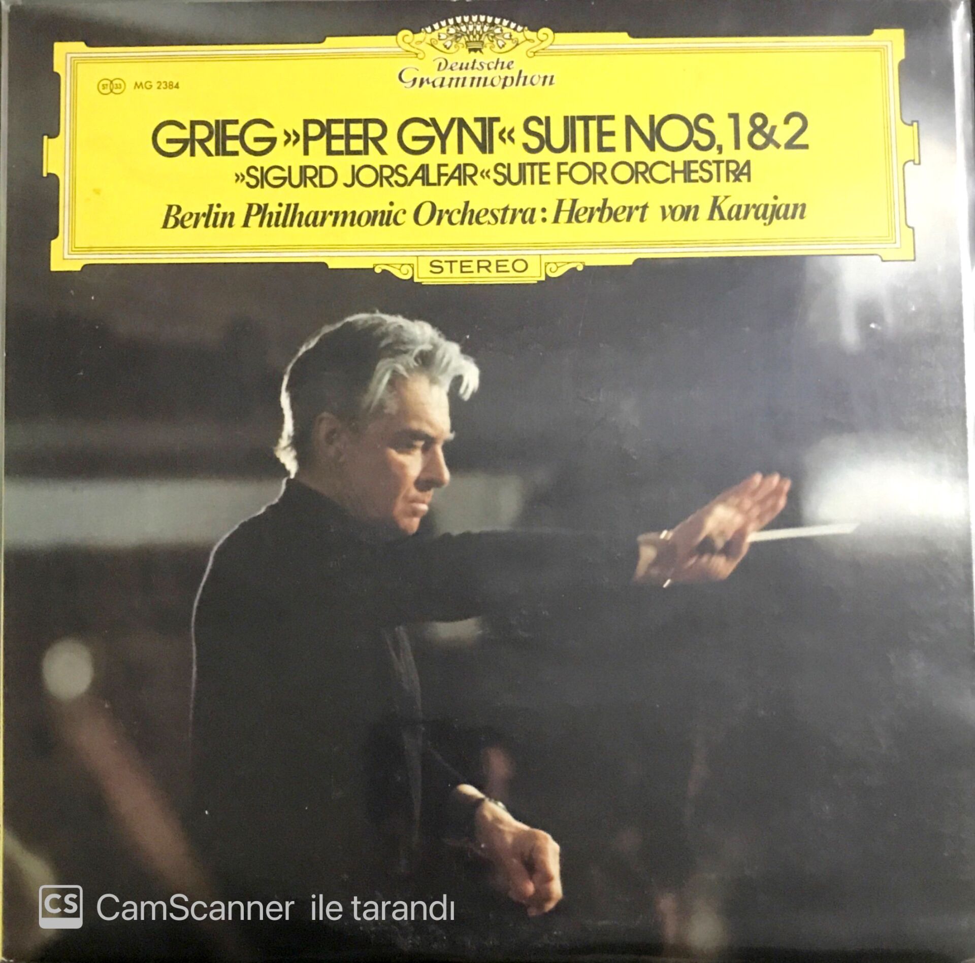 Grieg Peer Gynt Suite Nos, 1&2 Berlin Philarmonic Orc. Herbert Von Karajan LP