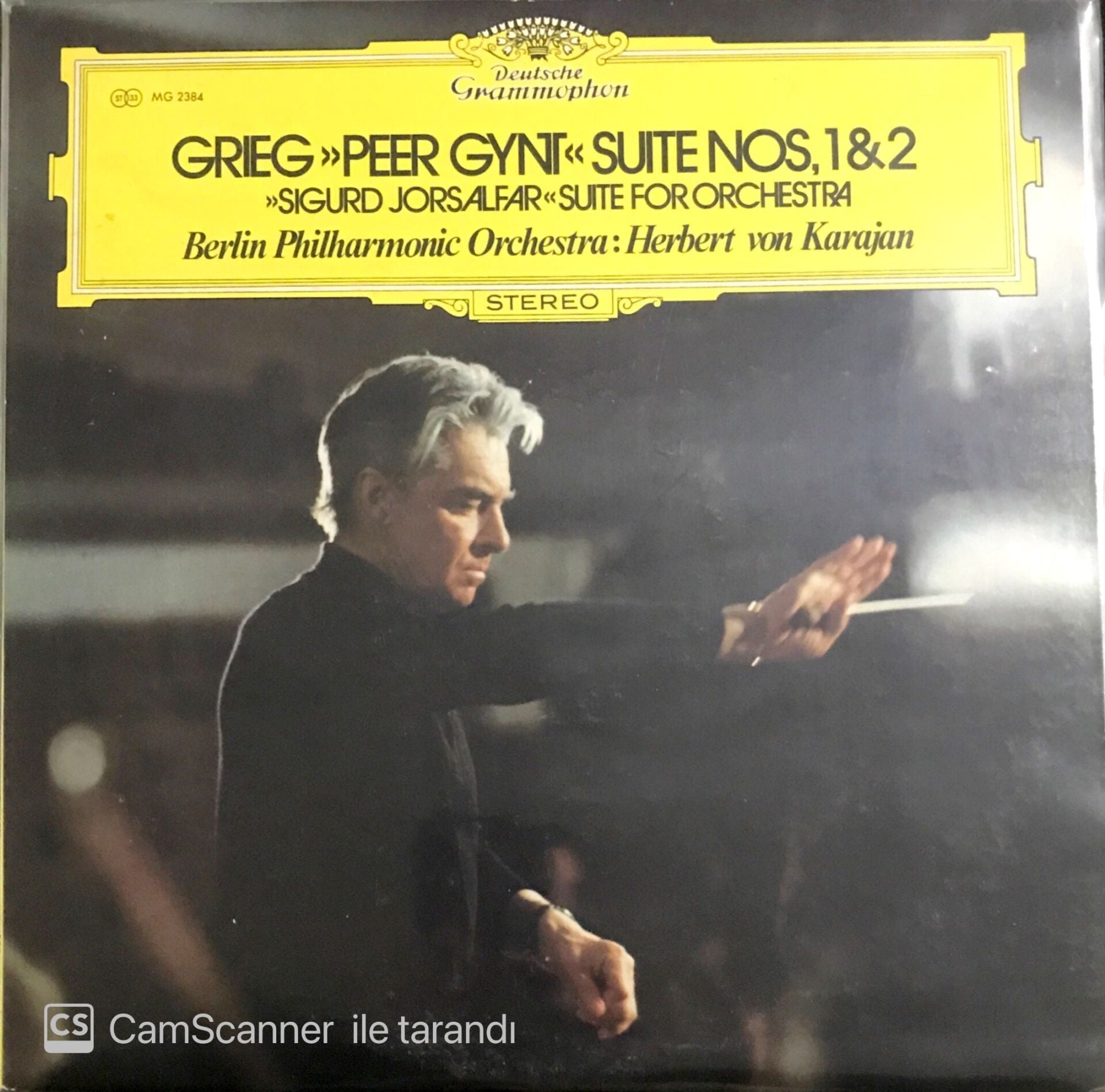 Grieg Peer Gynt Suite Nos, 1&2 Berlin Philarmonic Orc. Herbert Von Karajan LP