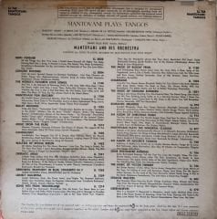 Mantovani Plays Tangos LP