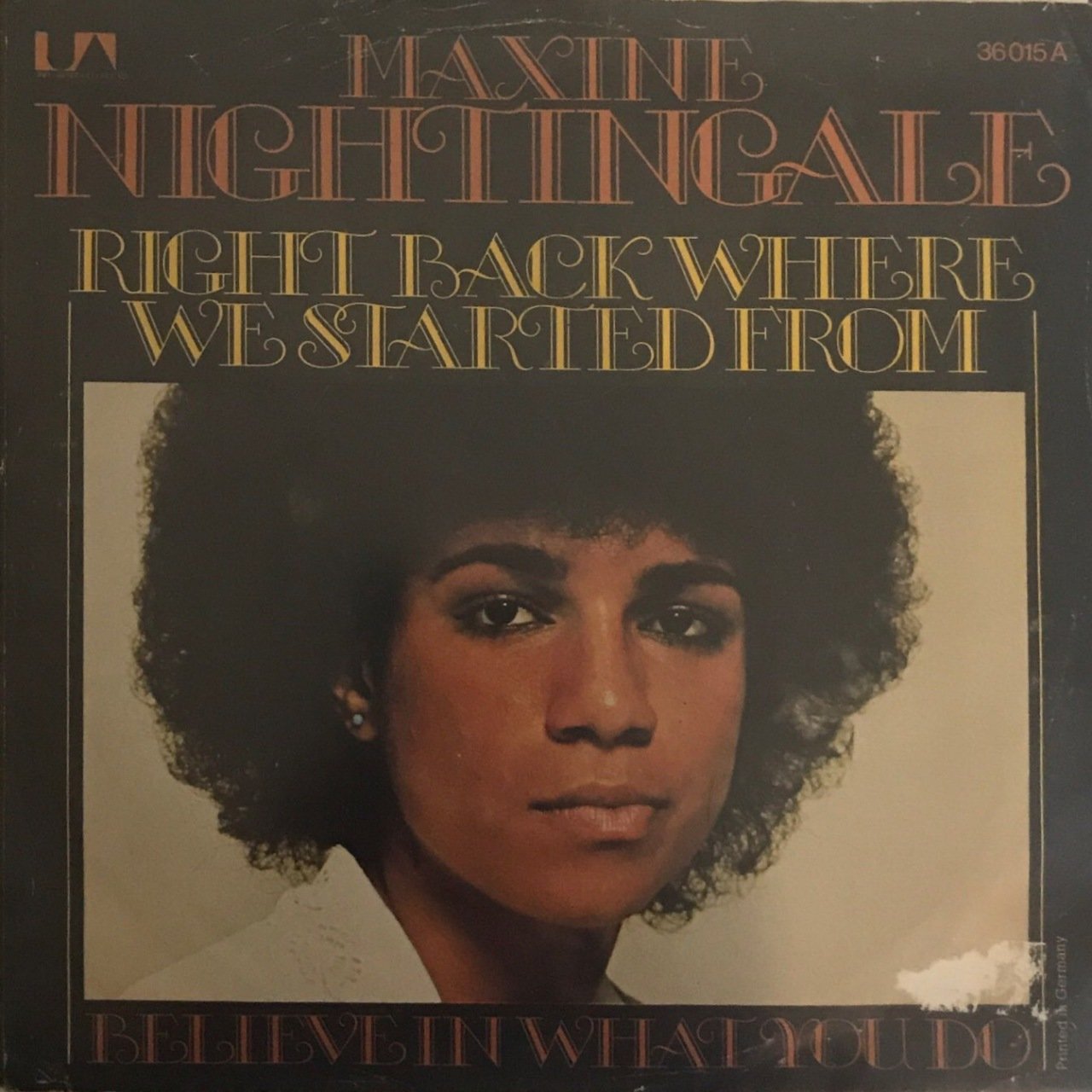 Maxine Nightingale Right Back Where We Started From 45lik