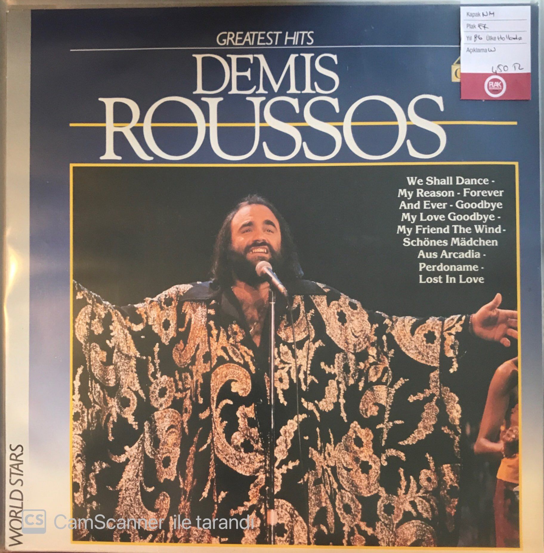 Demis Roussos Greatest Hits LP