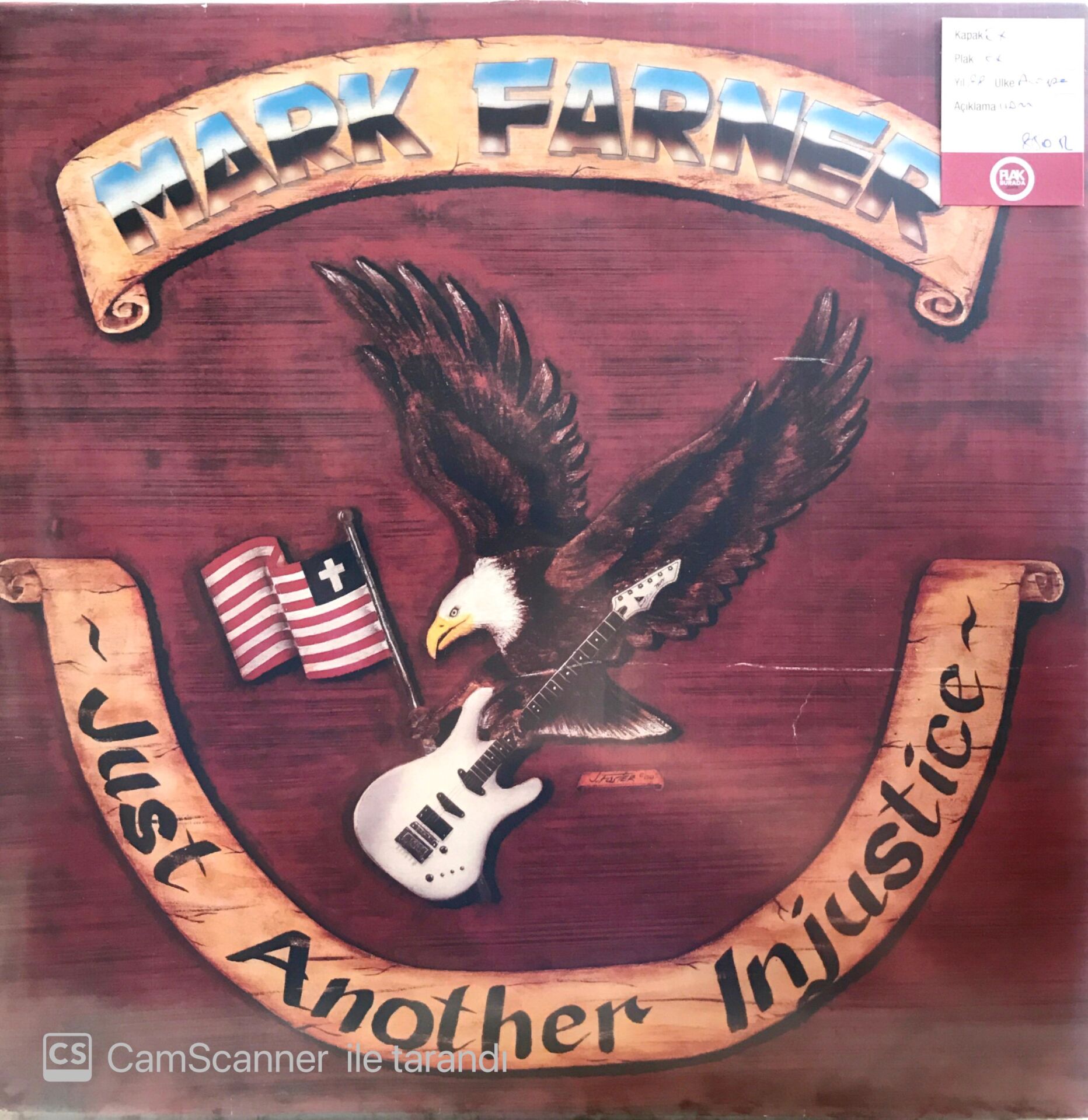 Mark Farner - Just Another Injustice LP