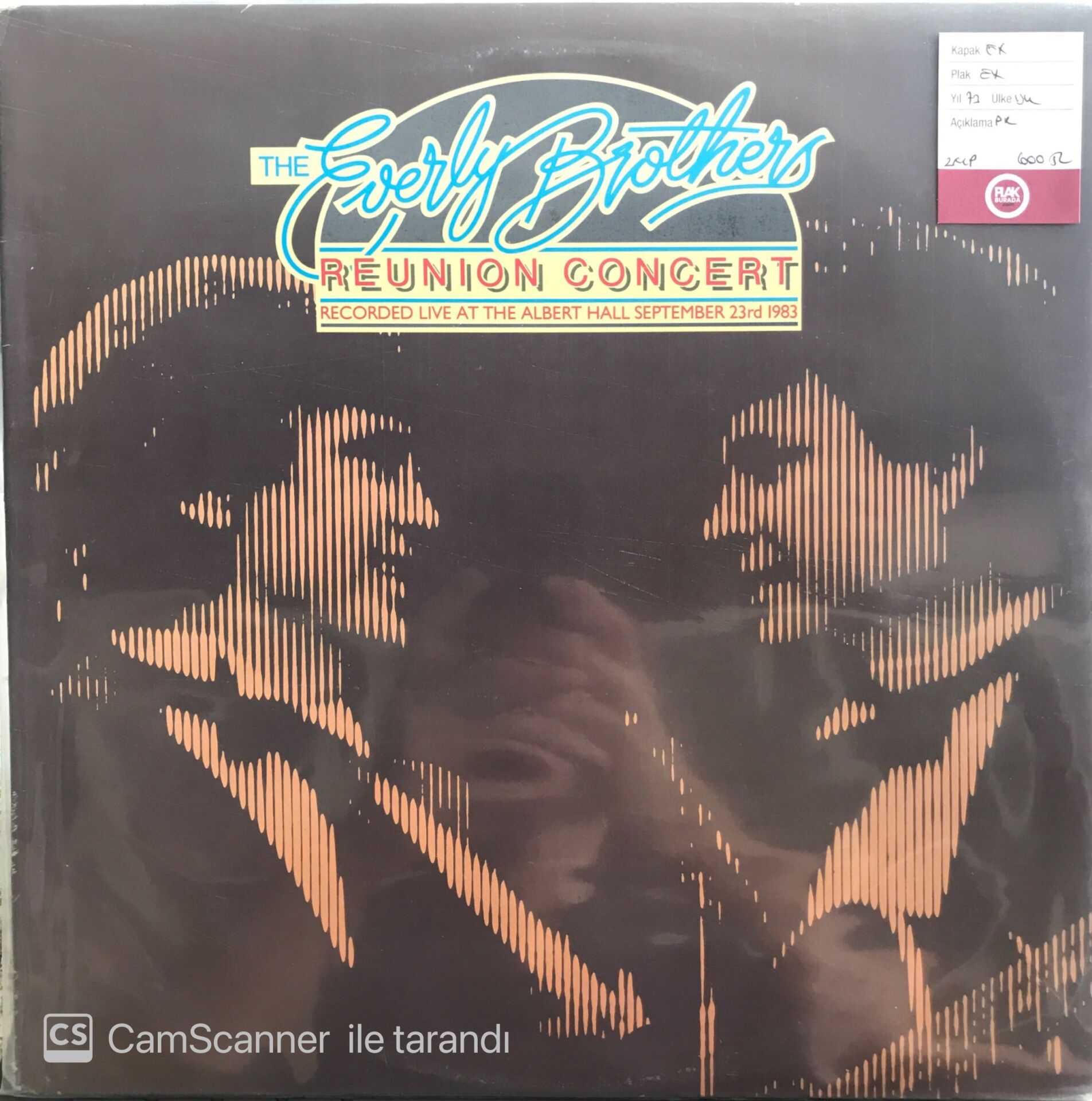 The Everly Brothers Reunion Concert, 2x LP