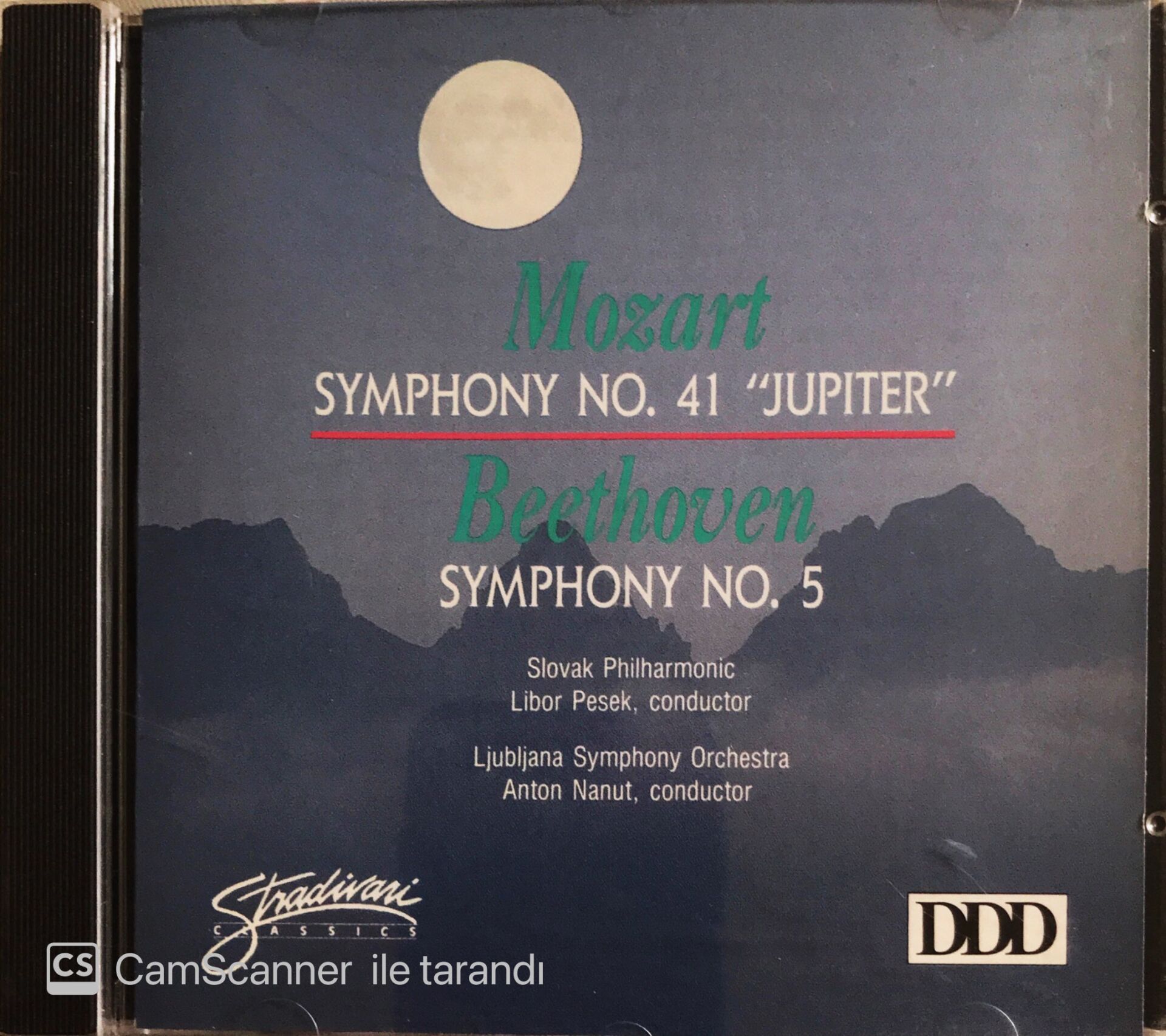 Mozart - Jupiter Symphony - Beethoven - Symphony No 5 - CD