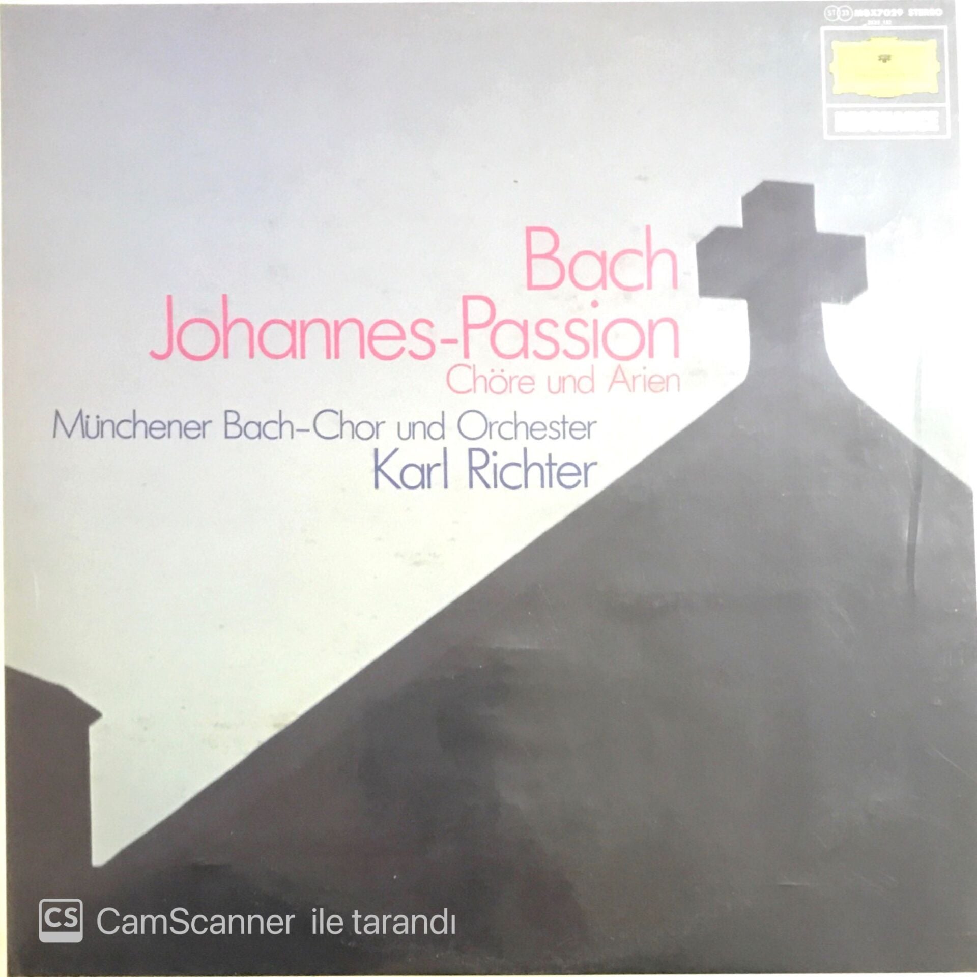 Bach Johannes-Passion Karl Richter LP