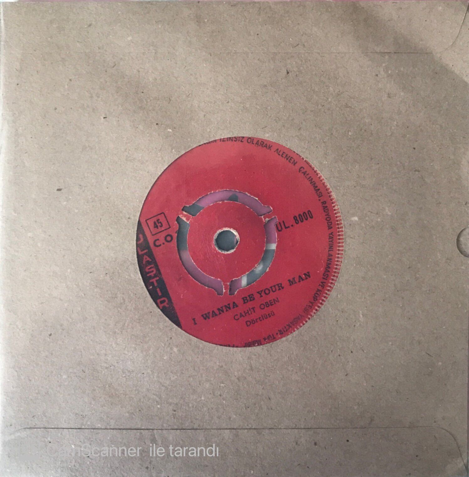 Cahit Oben 4lüsü - 36 24 36/ I Wanna Be Your Man 45lik