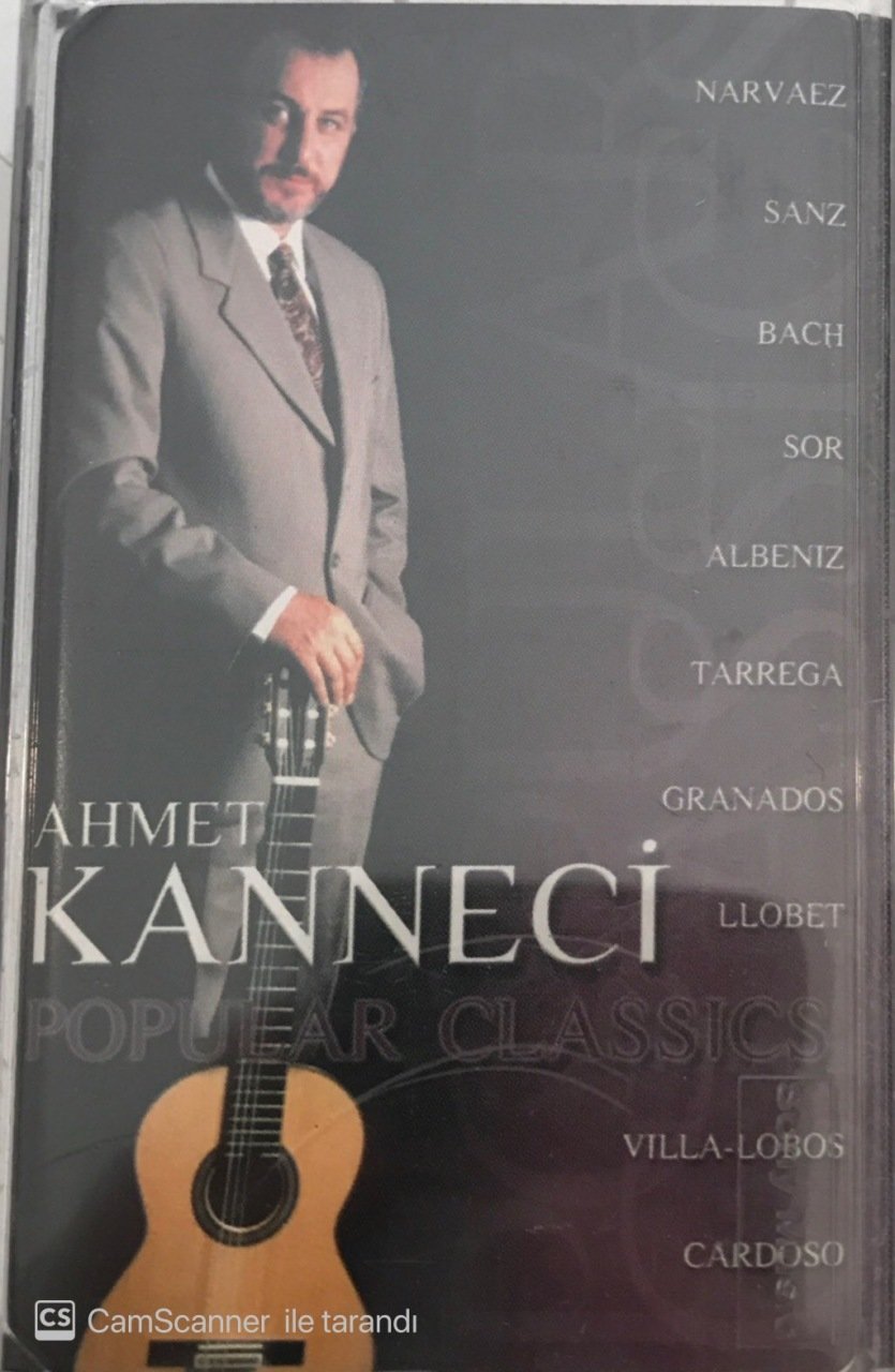 Popular Classics Ahmet Kanneci Guitar KASET