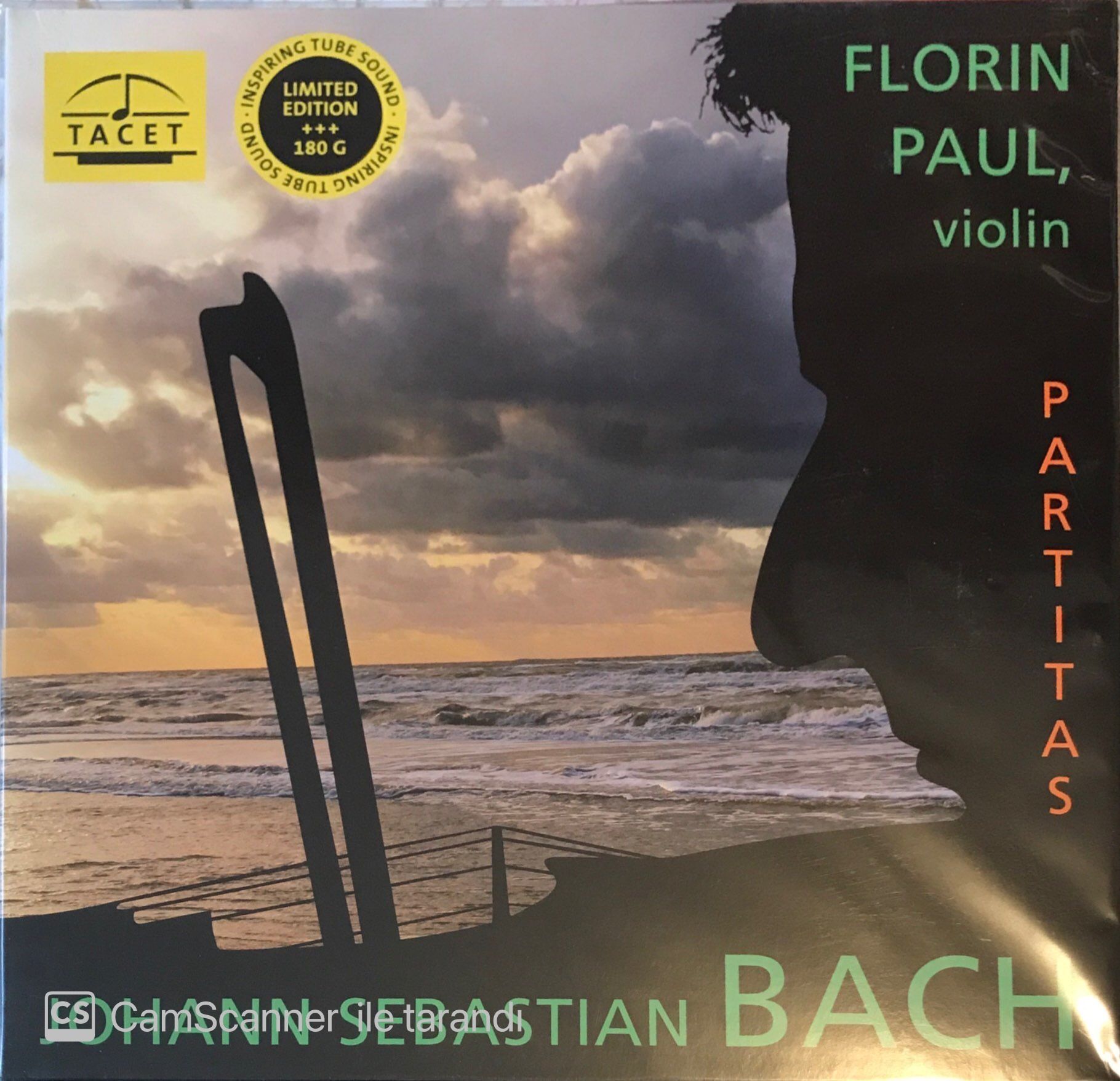 Johann Sebastian Bach: Partitas For Solo Violin Bmv 1002 + 1004 Florin Paul, Violin LP