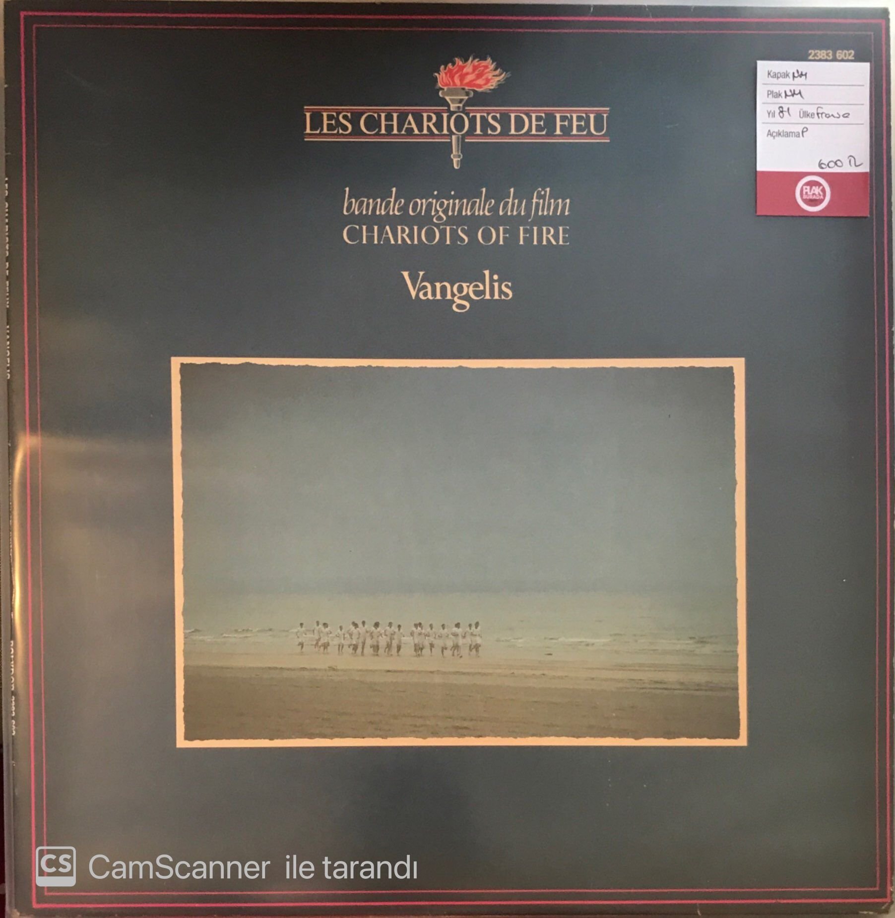 Vangelis - Les Chariots De Feu LP