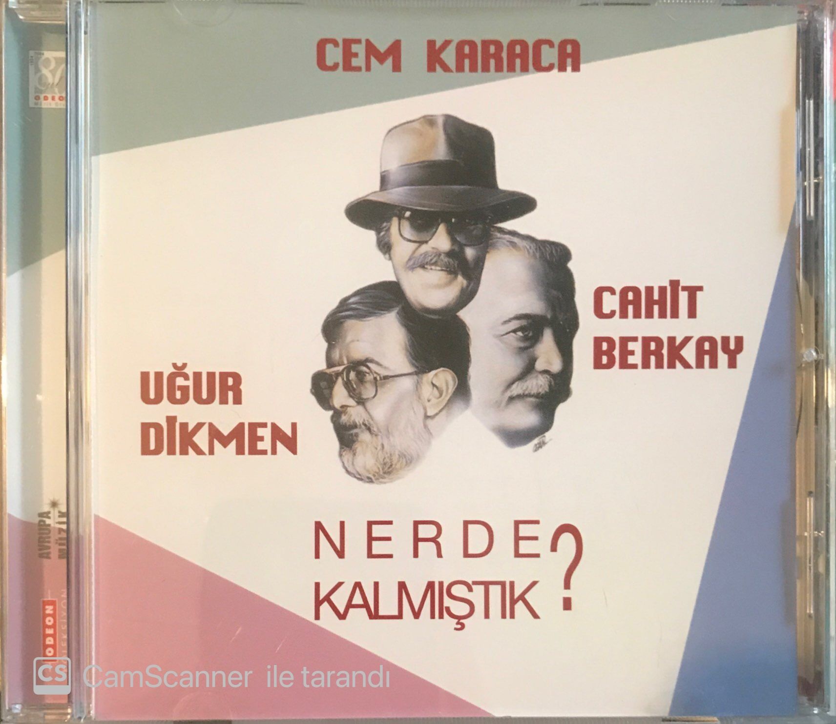 Cem Karaca Uğur Dikmen Cahit Berkay - Nerde Kalmıştık CD