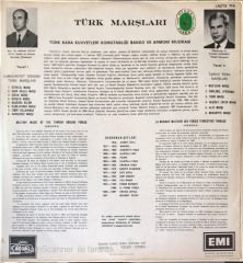Türk Marşları Türk Kava Kuvvetleri Komutanlığı Bando Ve Armoni Muzıkası LP