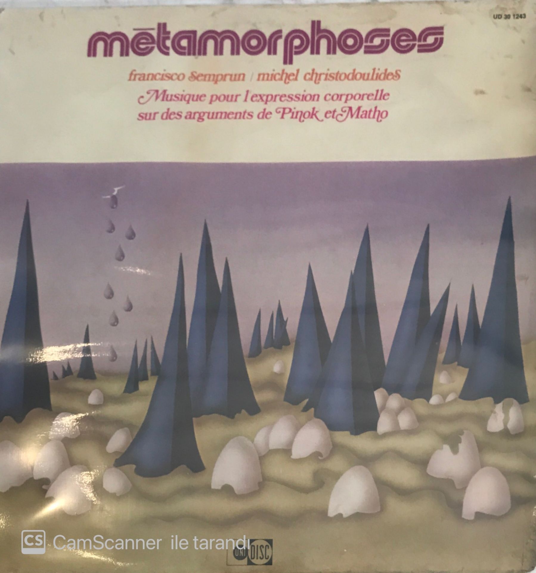 Francisco Semprum Michel Christodoulides Metamorphoses LP