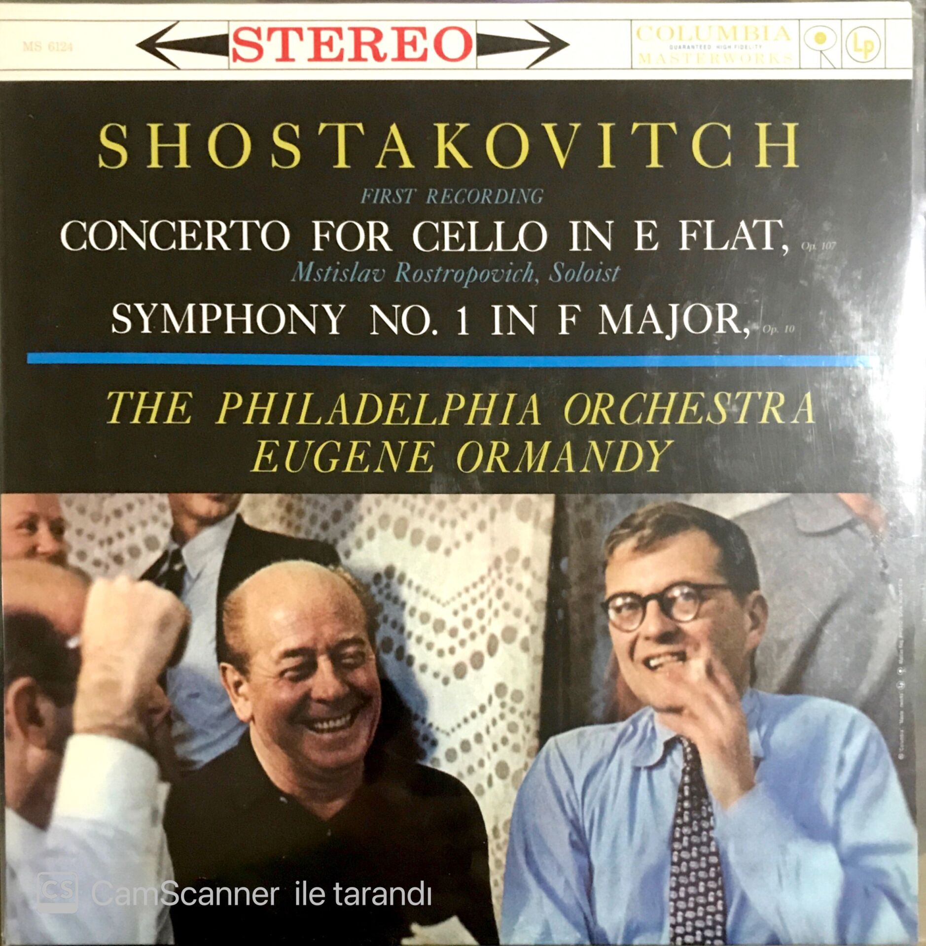 Shostakovitch Concerto for Cello in E Flat LP