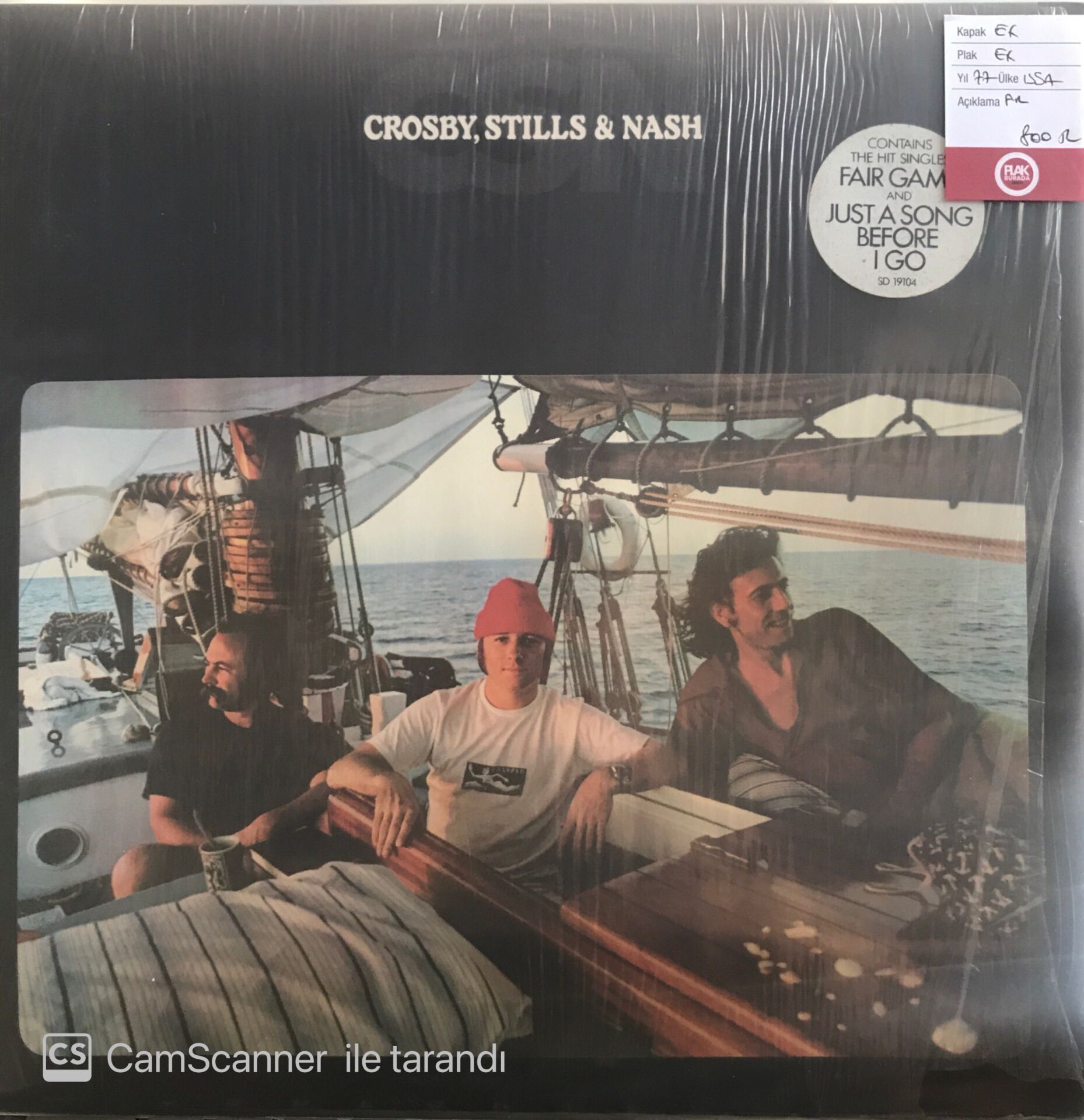 Crosby Stills & Nash - Fair Game LP
