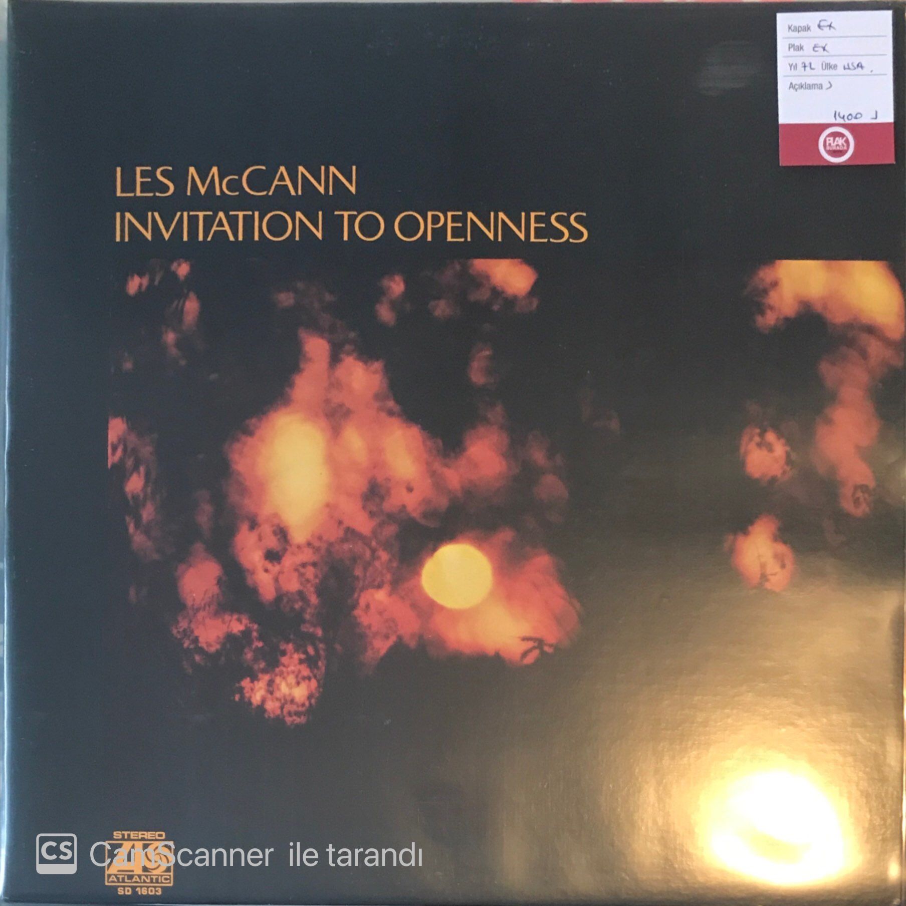 Les McCann - Invitation To Openness LP