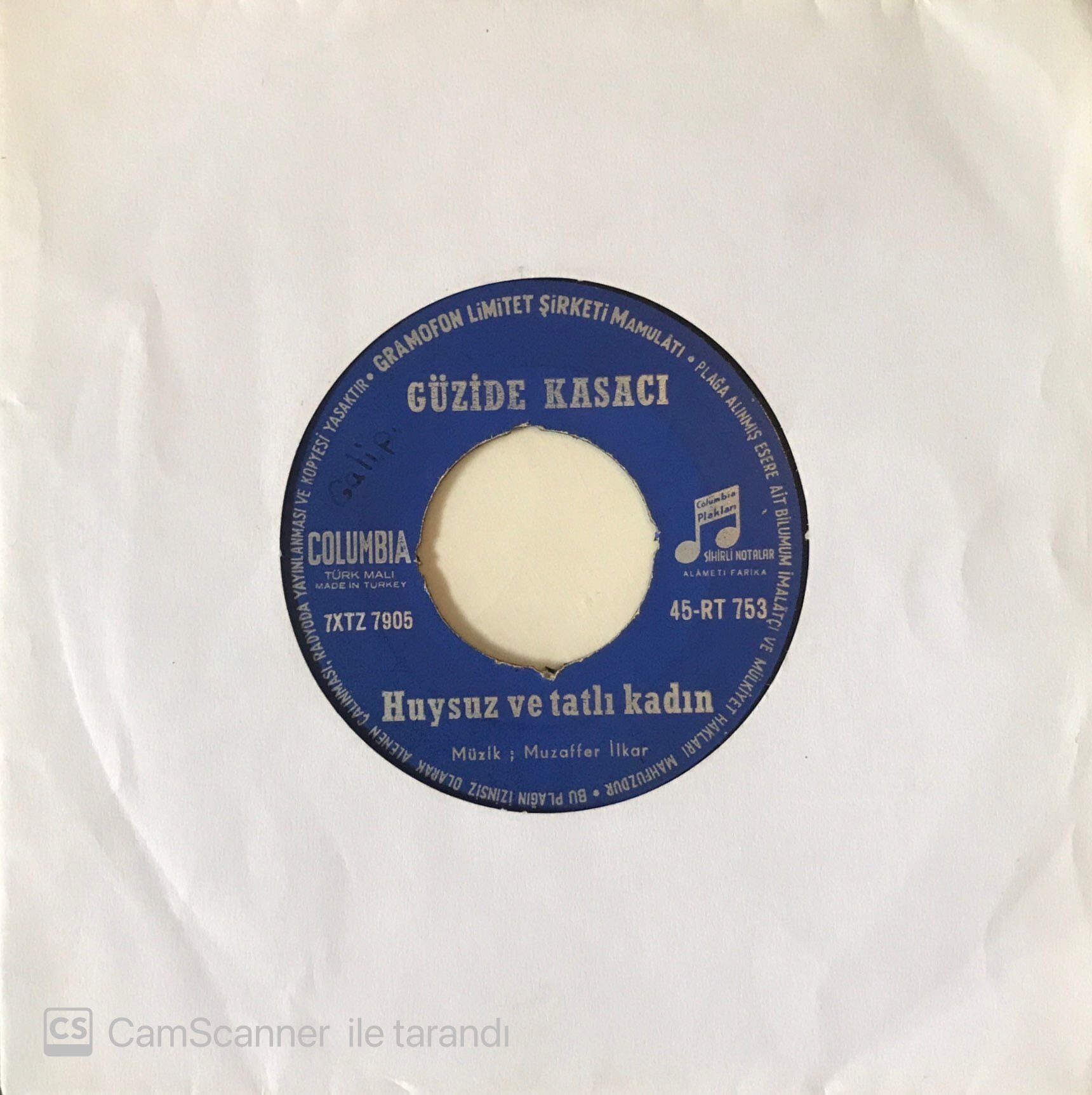 Güzide Kasacı Huysuz ve Tatlı Kadın 45lik