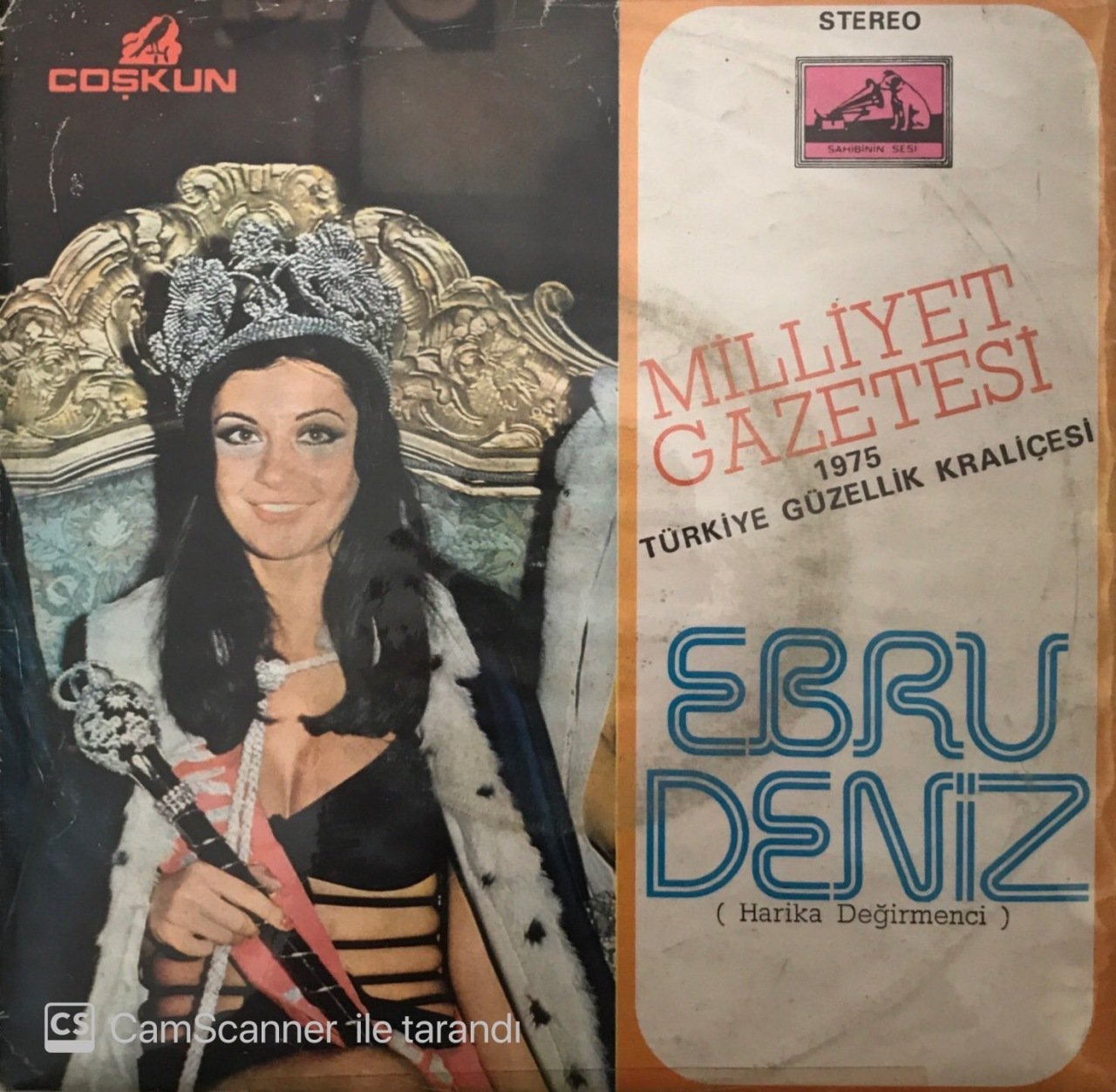 Ebru Deniz 1975 Türkiye Güzellik Kraliçesi Ağlatma Beni 45lik