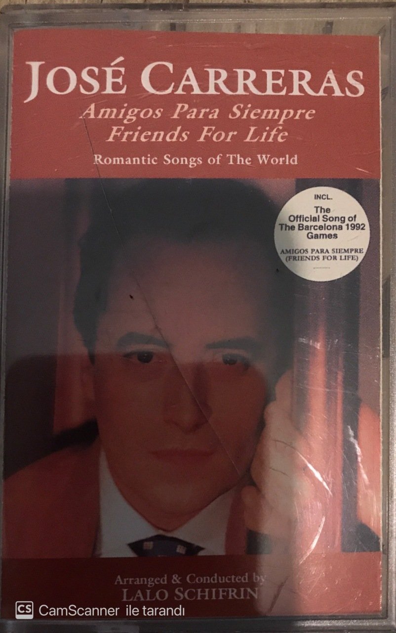 Jose Carreras Amigos Para Siempre-Friends For Life KASET