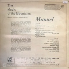 Manuel The Music Of The Mountains LP