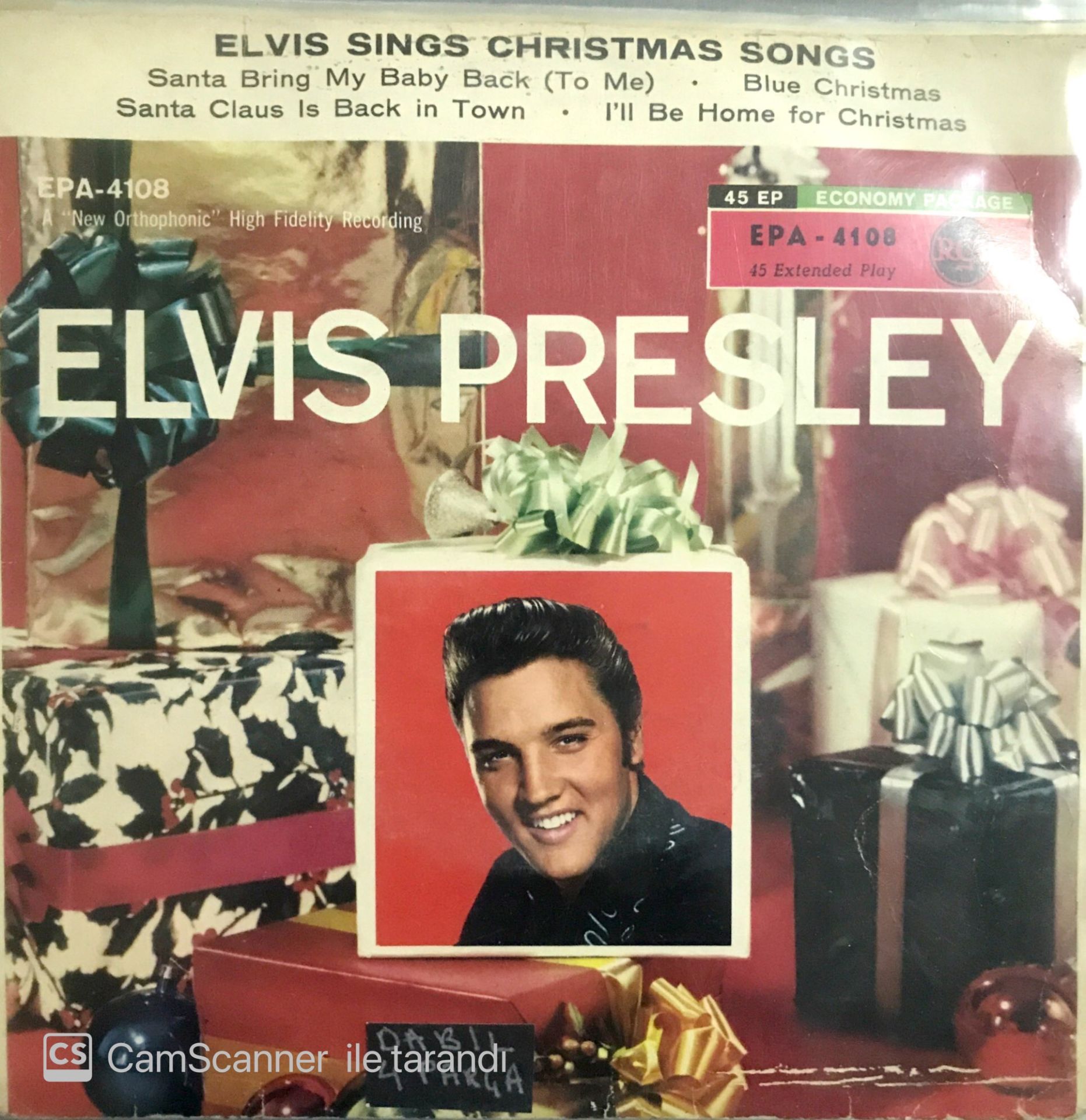 Elvis Presley - Elvis Sings Christmas Songs Midi EP 45lik