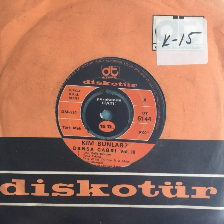Kim Bunlar Dansa Çağrı Vol 3  45lik