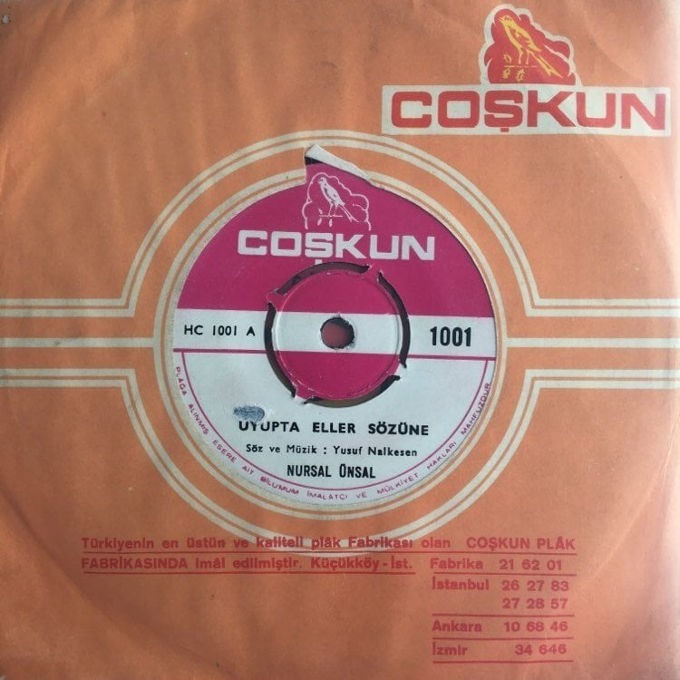 Nursal Ünsal Uyupta Eller Sözüne 45lik