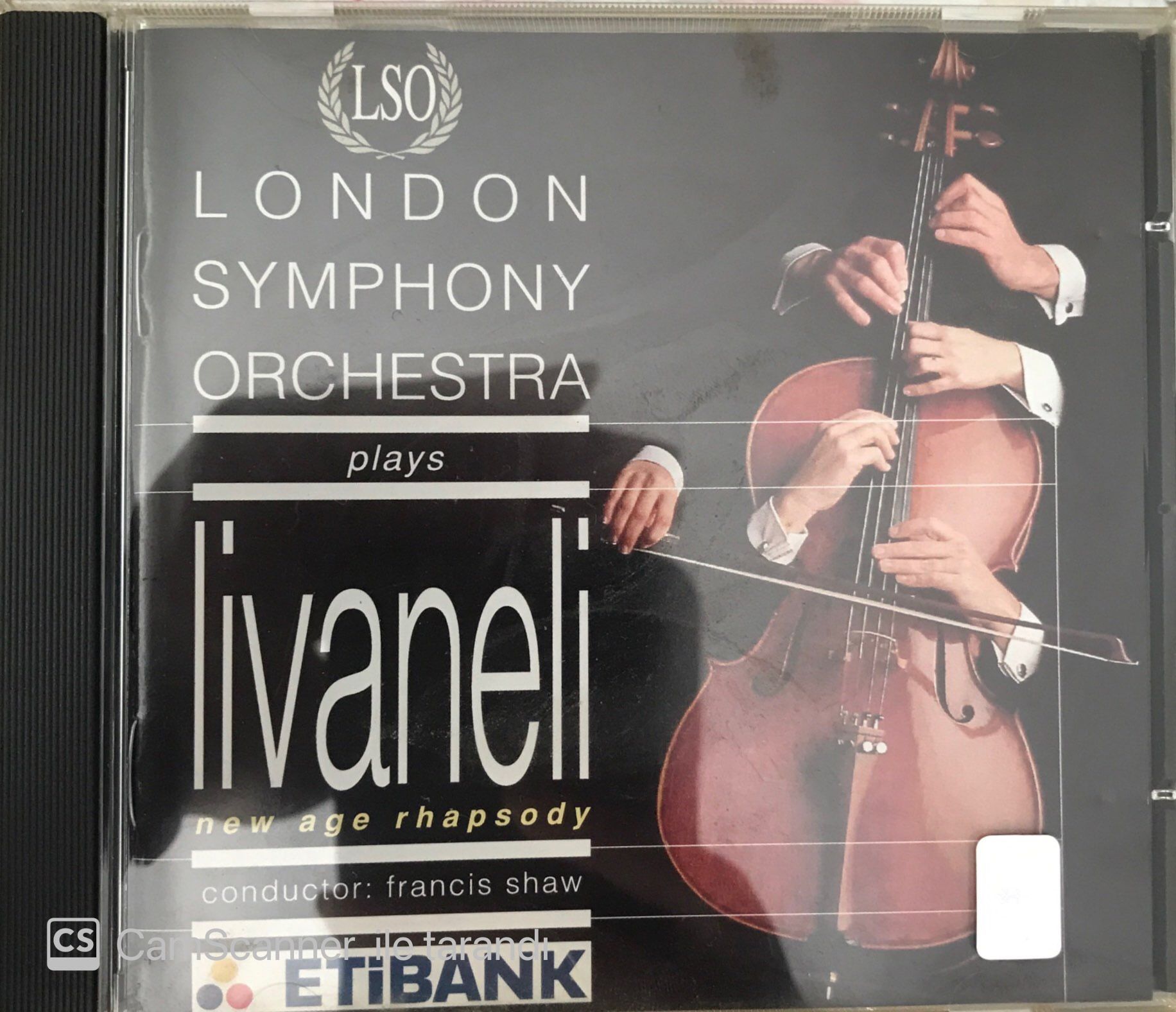 London Symphony Orchestra Play Livaneli New Age Rhapsody CD